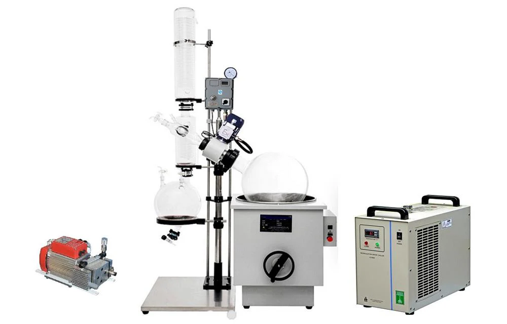 10 L Rotary Evaporating and Distilling System (Water Chiller & Vac. Pump optional)  RE-1002