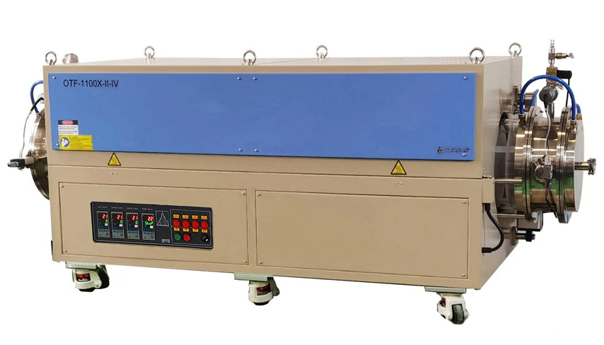 1200C Max Seven-Zone Split Tube Furnace: 82.6 "L Heating zones & 8"ID Quartz Tube- OTF-1200X-7Z-8 - Image 2