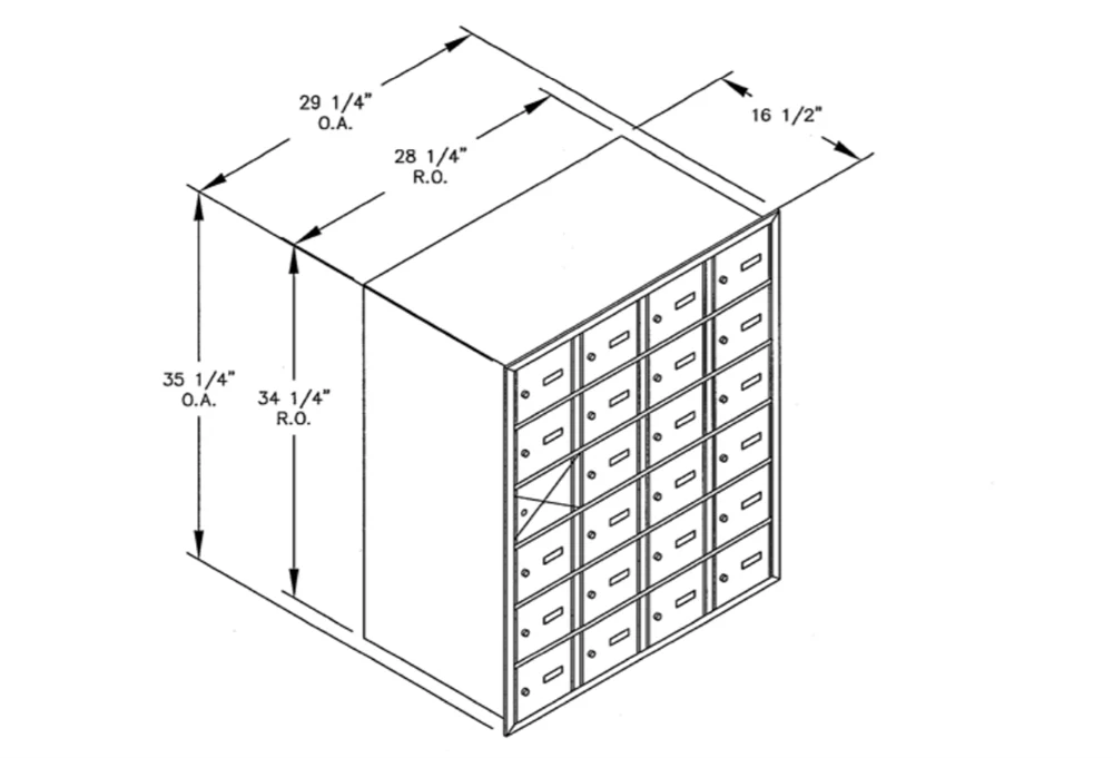 23 Chamber (Each of 6.5"W x 5.25"H x 15" D) Cabinet for Multi-battery Test - MSK-TE-24 - Image 2