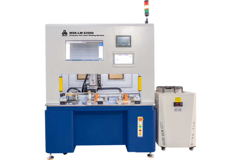 2KW Laser Welding System for Prismatic Cells (Tab Welding and Top Lid Sealing) and Cylindrical Cells - MSK-LW-S2000