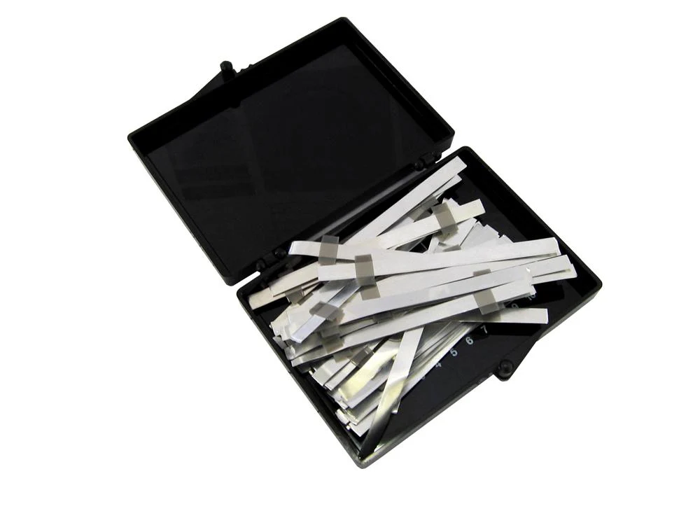 4mm width Aluminum Tab with Adhesive Polymer Tape for Positive Terminal of Pouch Cell, 50pcs/Box - PLiB-ATC4
