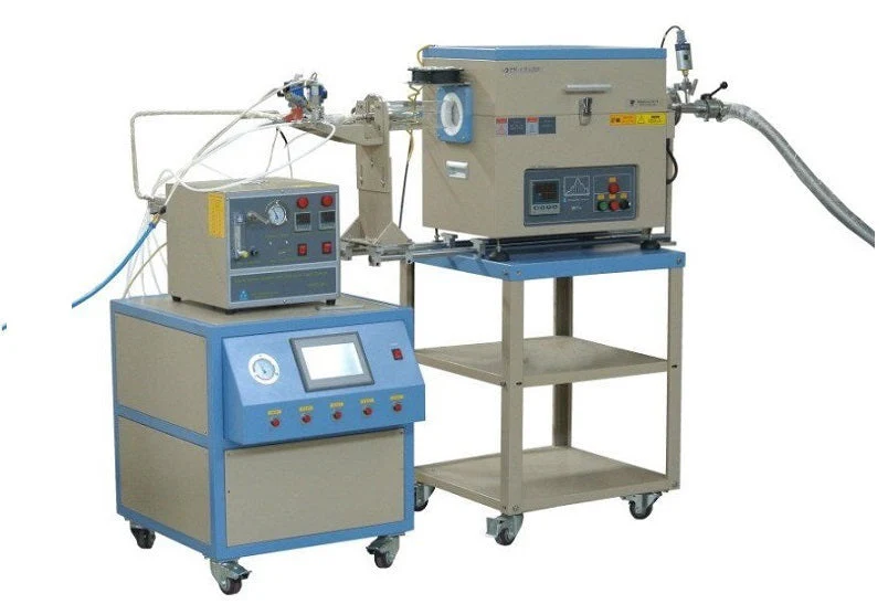 Two Channels ALD 4" Tube Furnace System Upto 1200C - ALD-1200X-4