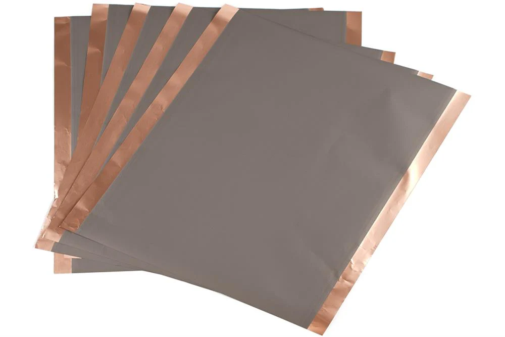 Hydrophobic Graphite Double-Side Coated on Copper Foil as Aqueous Li-Ion Battery Anode - (241mm L x 200mm W x 90um Thick), 5 sheets/bag, bccf-241-ds-h - Image 2