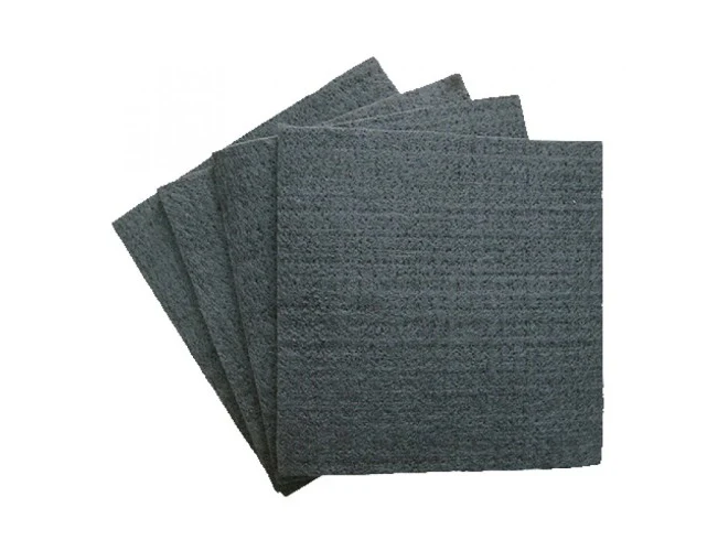Carbon Felt Sheet (100mm*100mm*3.0 mm) as Conductive Substrate for Redox Flow Batteries, Electrolyzers, or Fuel Cells, 10 pcs/bag, EFC-CFS