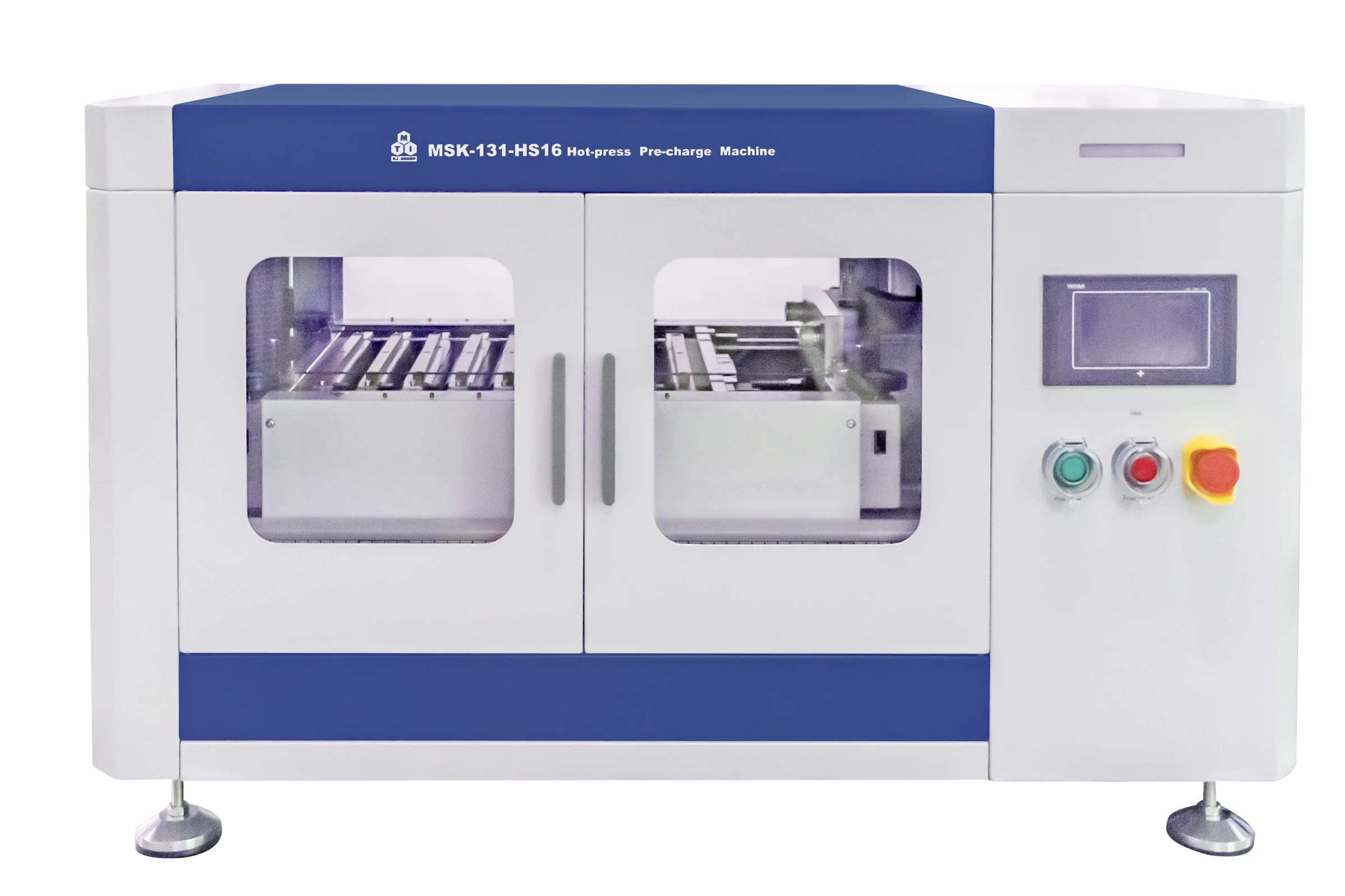 Compact 16-channel Hot Press Machine (Max. 120*80 mm, Single-Side Tabs) for Pouch Cell SEI Formation - MSK-131-HS16