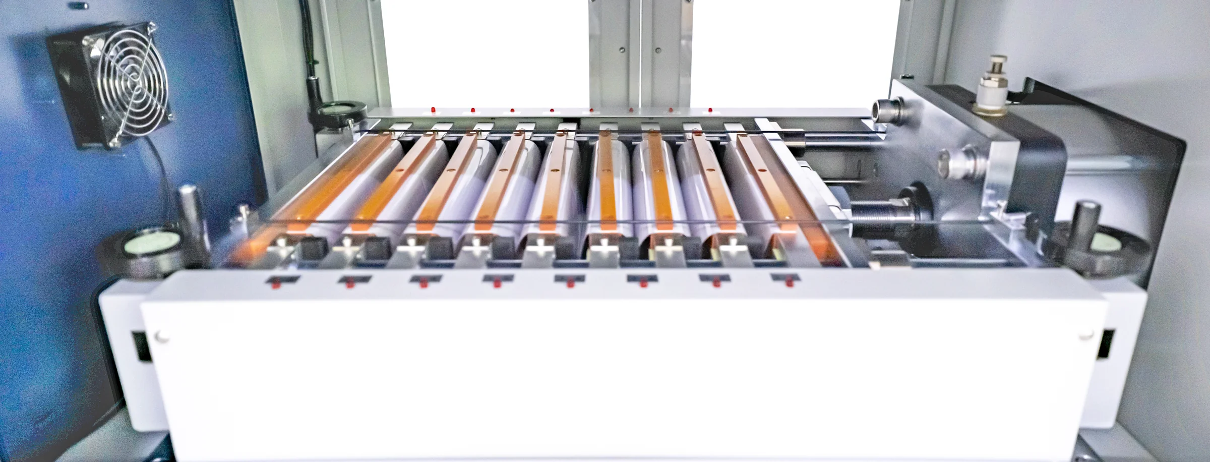 Compact 16-channel Hot Press Machine (Max. 120*80 mm, Single-Side Tabs) for Pouch Cell SEI Formation - MSK-131-HS16 - Image 2