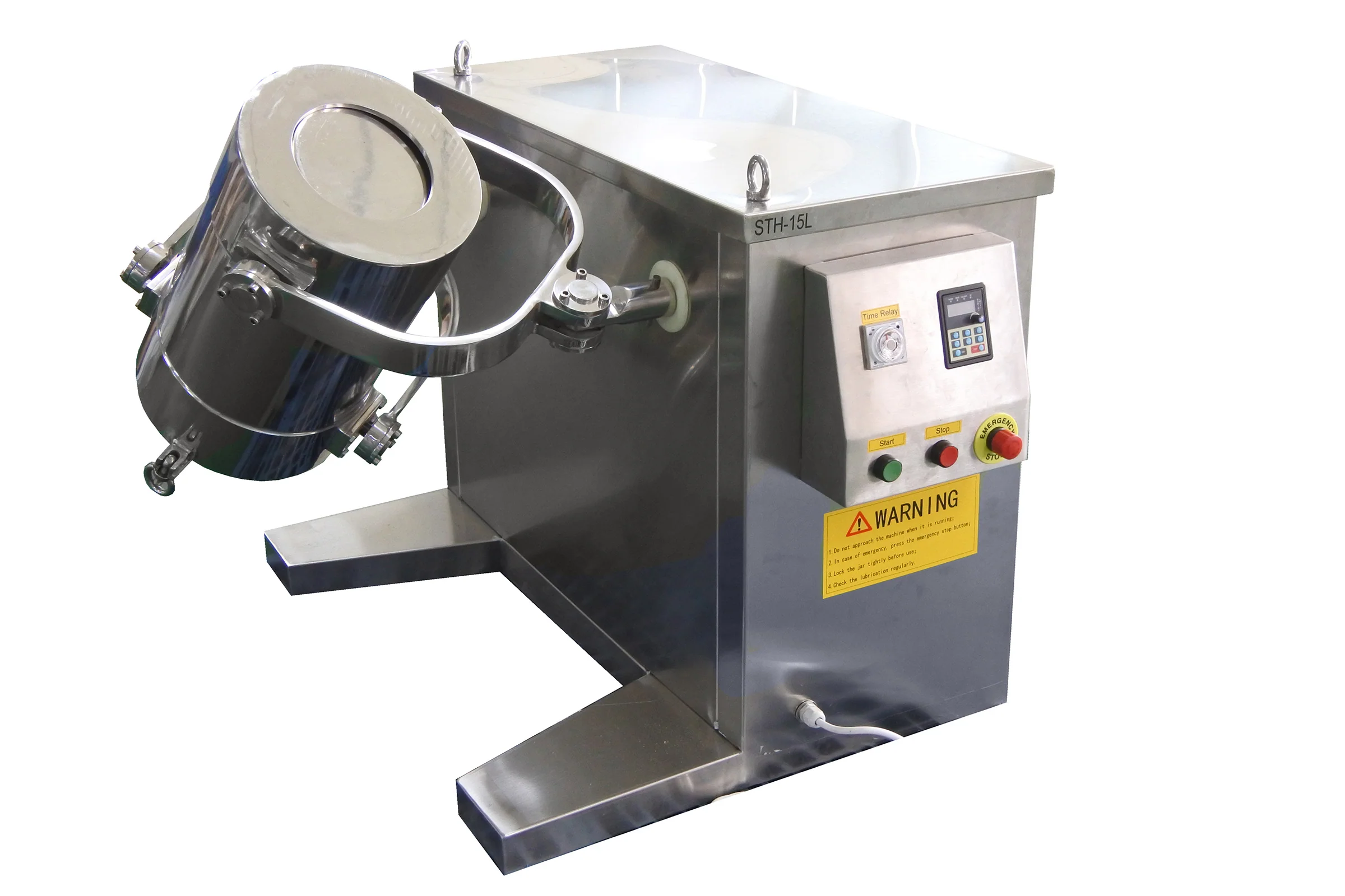 3D Shaker Mixer & Mill w/ 1 L -- 15L Tank for Dry Powder - EQ-SYH-5X