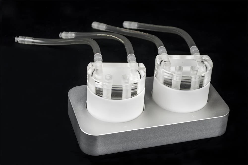 Anti-Corrosive Electrolyte Tanks with Jig and Tube Connectors for Redox Flow Cell - FCT-LD