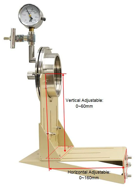 Hinged Vacuum Sealing Assembly with Flange Support for 101 mm dia Tube Furnace - FL-101KF25-HG - Image 7