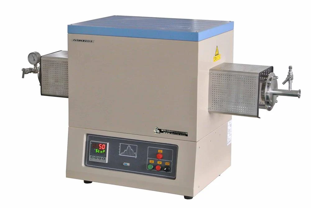 1700°C Tube Furnace w/ 18" Heating Zone & 4"OD Alumina Tube and Flanges - GSL1700X100