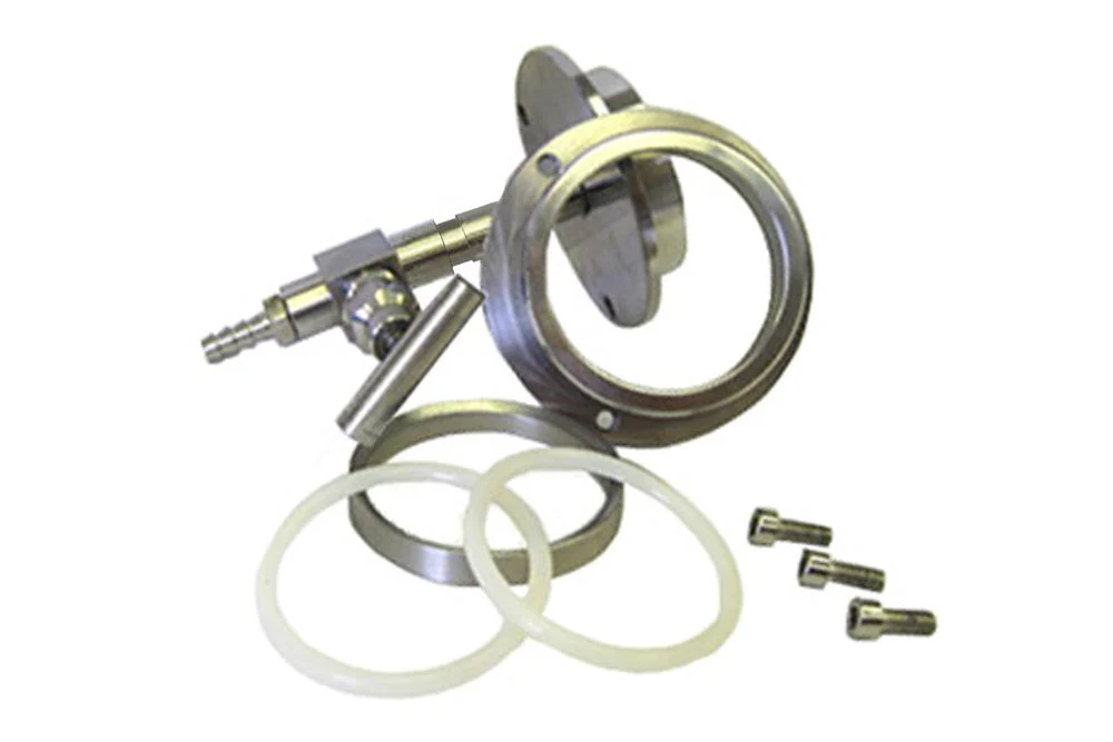 Vacuum Sealing Assembly for Single End 60mm dia.with Vacuum Valves - HFR-60