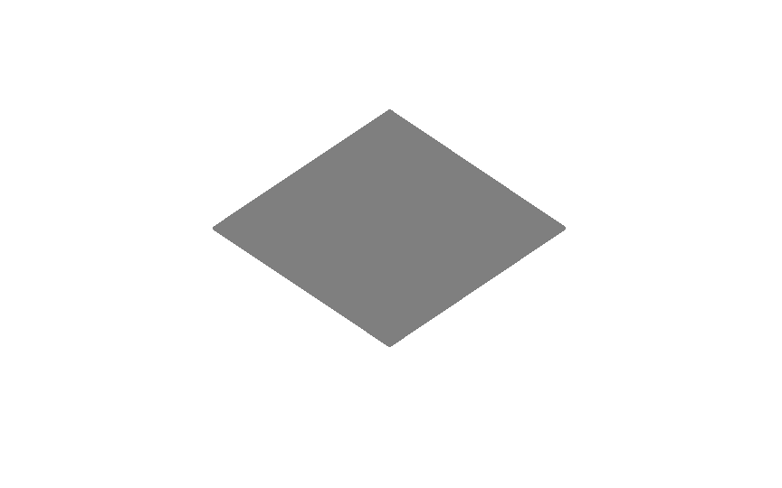Mo Polycrystalline Substrate: 1"x1" x 0.5 mm, two sides polished - McMo252505S2Poly