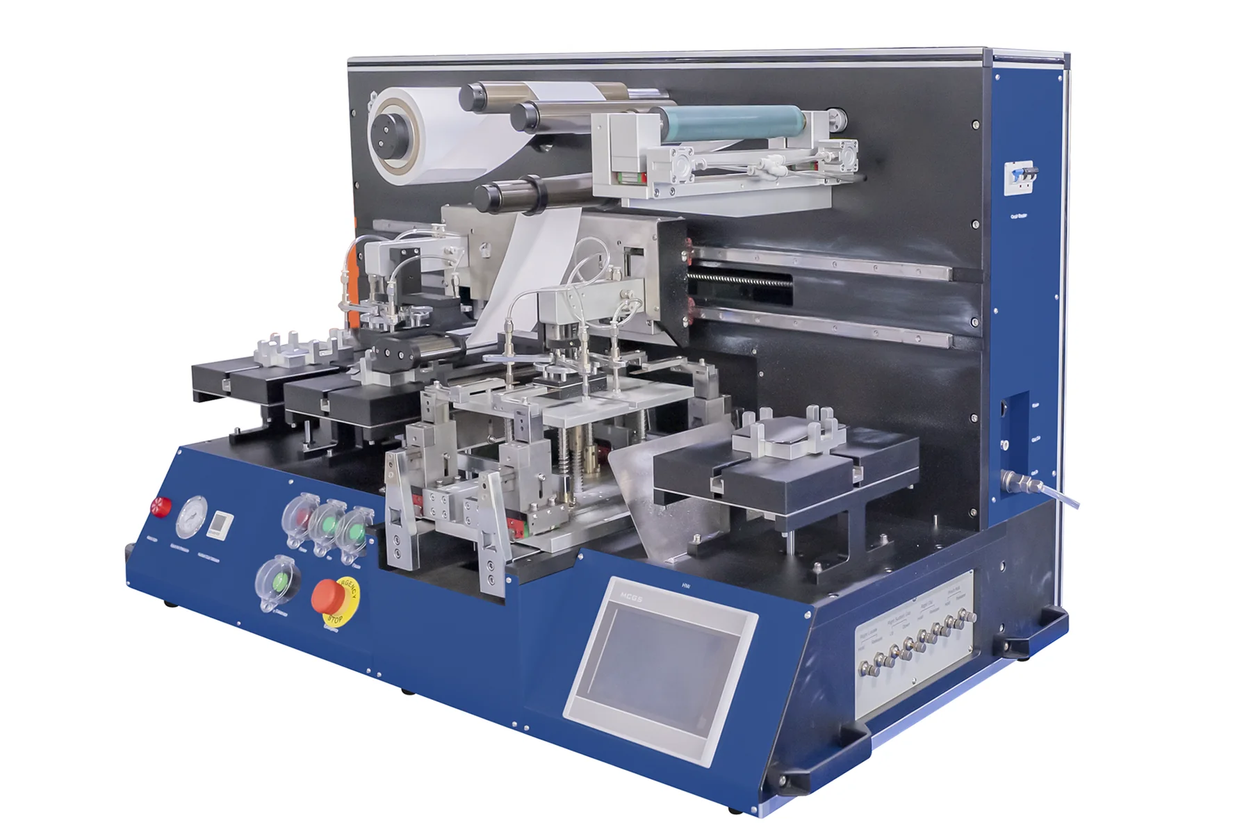 Large Automatic Pouch Cell Stacking Machine with Hybrid Stacking Modes (Max.200 mm L x 150 mm W) - MSK-111A-PEM - Image 2