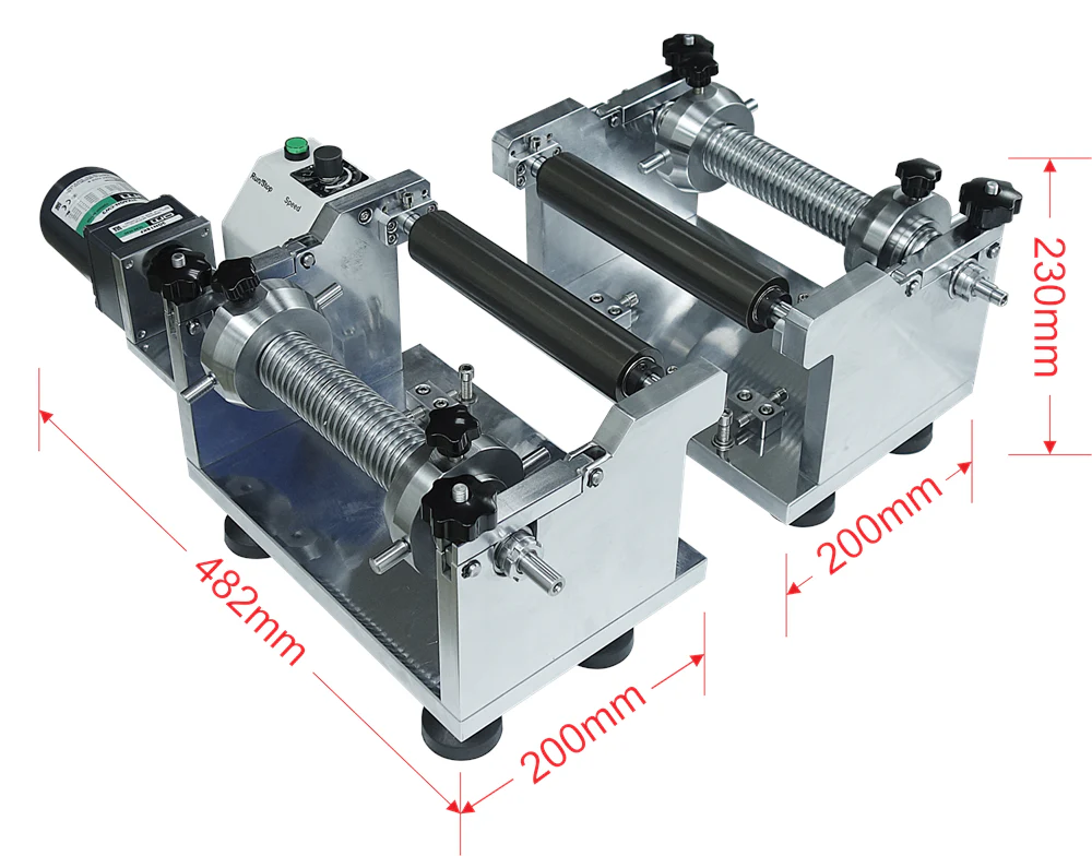 4T Max. and 6" Width Gap-Control Cold Rolling Press with Digital Pressure Display & R2R Option - MSK-2150-PD - Image 5