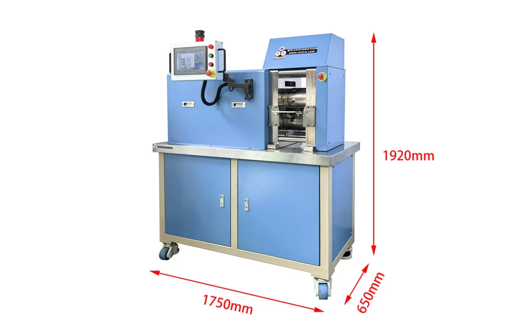 Heavy Duty Rolling Press w/ Automatic Control of Prolling Speed and Gap and Pressing Force Display up to 10 T - MSK-ARP-10T - Image 3