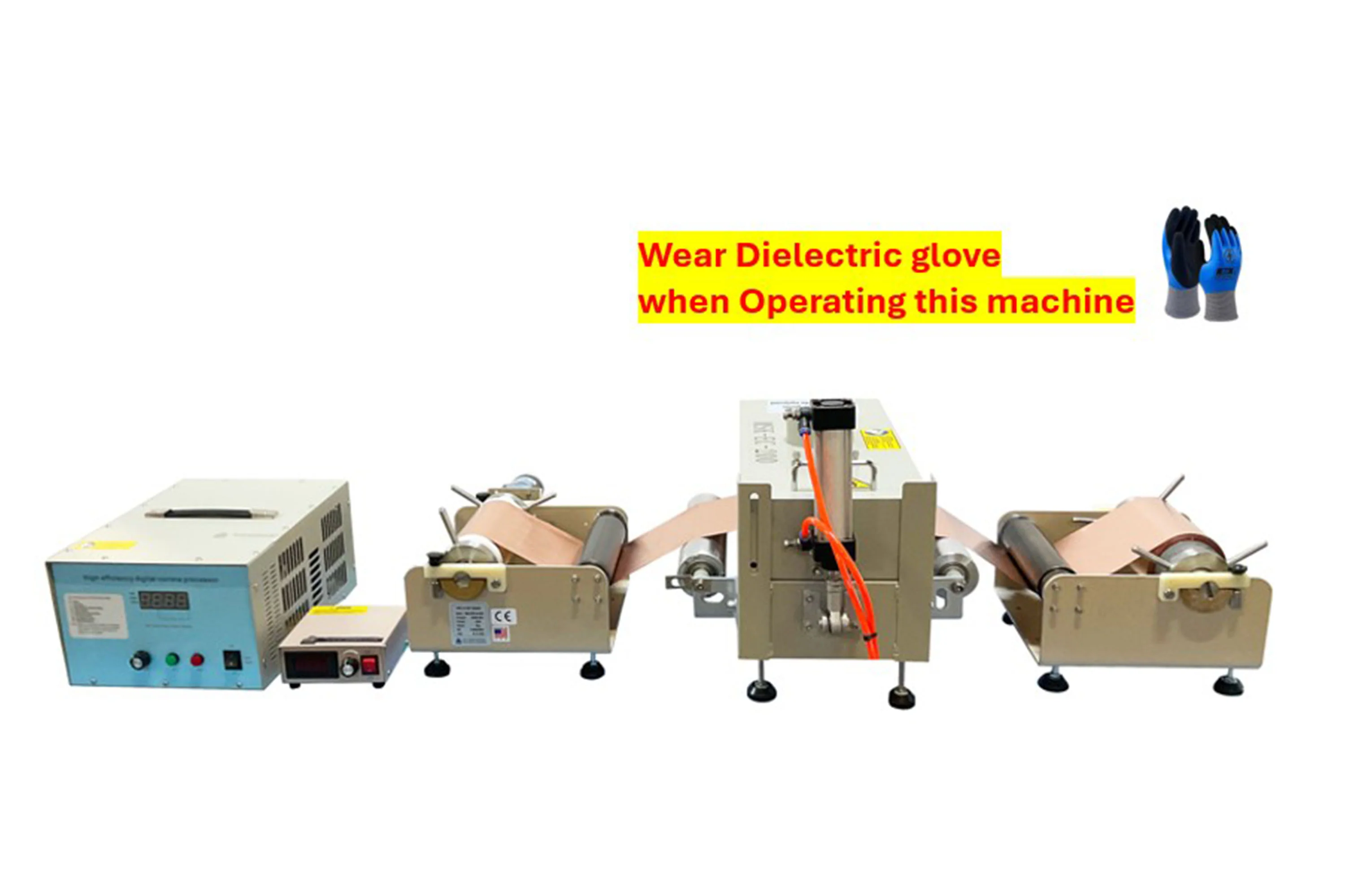 Roll to Roll Corona (Air Plasma) Surface Treatment System for up to 20 cm Wide Substrate Cleaning on a Roll to Roll - MSK-EC-R2R - Image 2