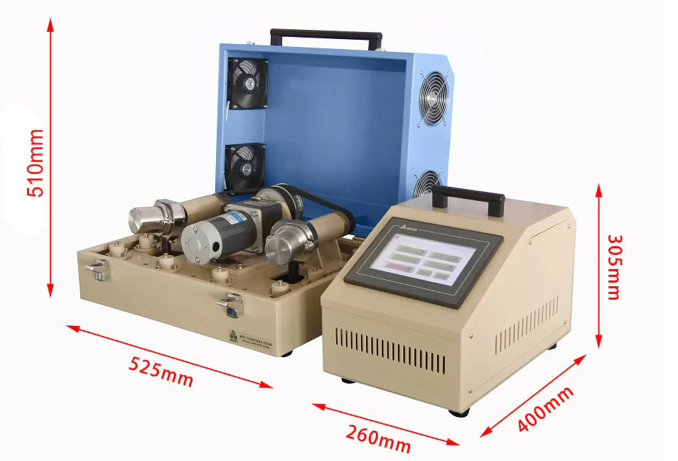 Dual Shaft Programmable Rotary & Shaker Ball Mill w/ 4 Jars - MSK-SFM-3-II - Image 4