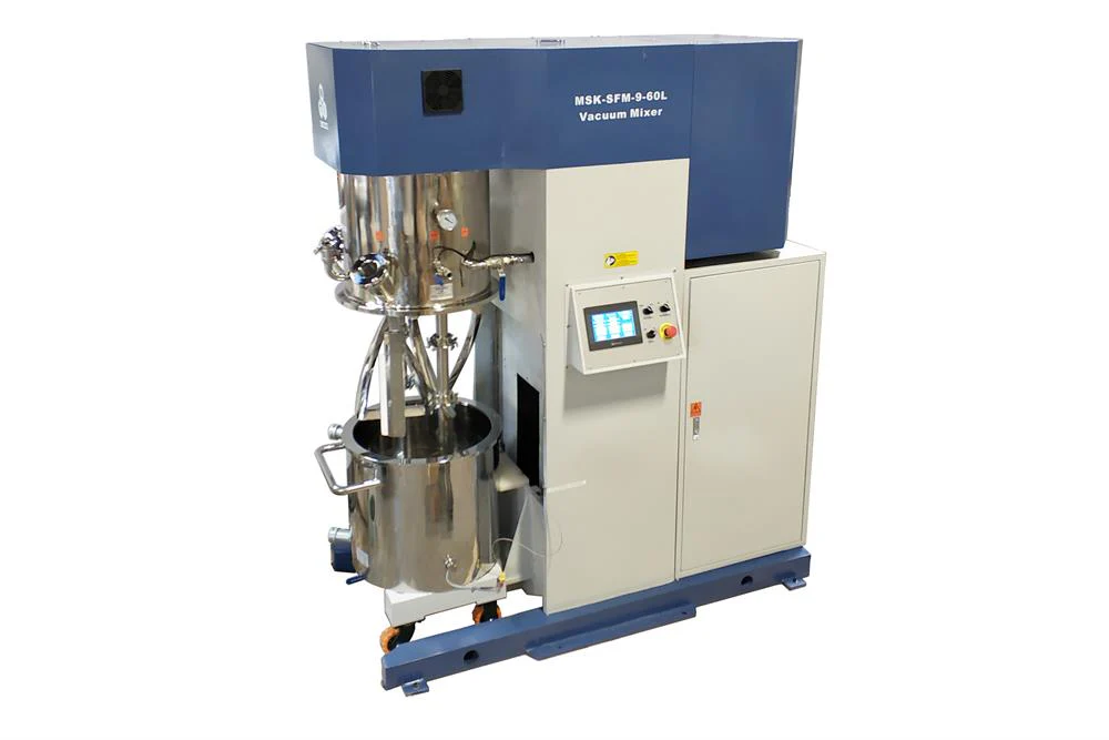 60L or 200L Planetary Vacuum Mixer with Vacuum Pump and Water Chiller - MSK-SFM-60L - Image 2
