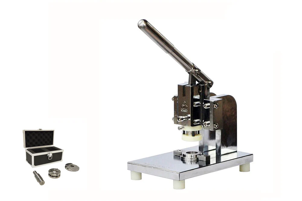 Compact Precision Disc Cutter with 4 Sets of Cutting Die (15, 19, 20 & 24 mm)-MSK-T07