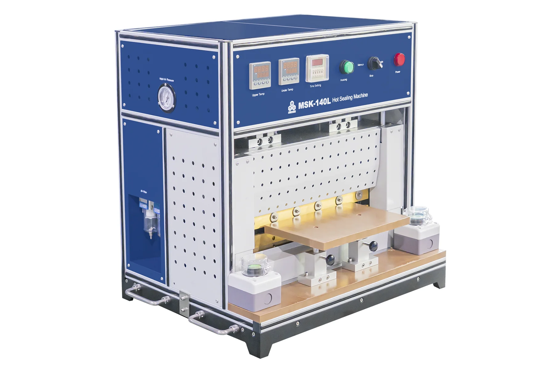 Heating Sealer for Sealing Laminated Aluminum Case of Pouch Cells Optional up to 370mm Width - MSK-140 & MSK-140L - Image 4