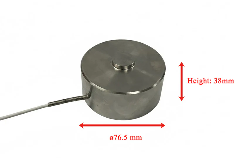 NIST certificated 0-200,000 Newtons Pressure Calibration Kit: Load cell + Digital Meter - BS-070-200KN-LD - Image 2