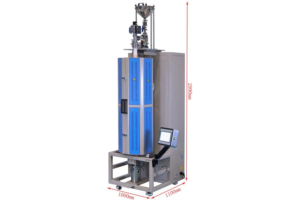 1700 Vertical 3-Zone Spheroidizing Furnace OTF-1700X--VT-AF - Image 3