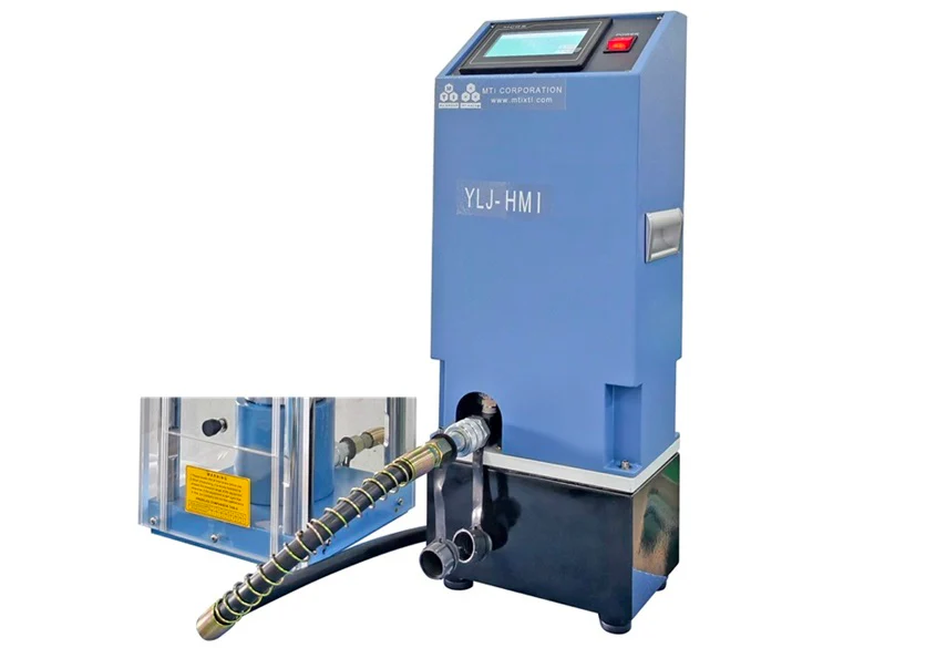 Touch Screen Programmable Hydraulic Pump with Hydraulic Pipe up to 65 MPa for MTI Press - YLJ-HMI