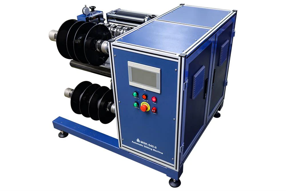 Roll to Roll Continuous Slitting Machine (Max.300mm Slitting Width) for Multiple Electrodes Strips - MSK-540-II - Image 3