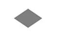 RSA 443 (Al Si40 Alloy) Substrate: 10x10 x 0.5 mm, one side polished - RSA443-101005S1