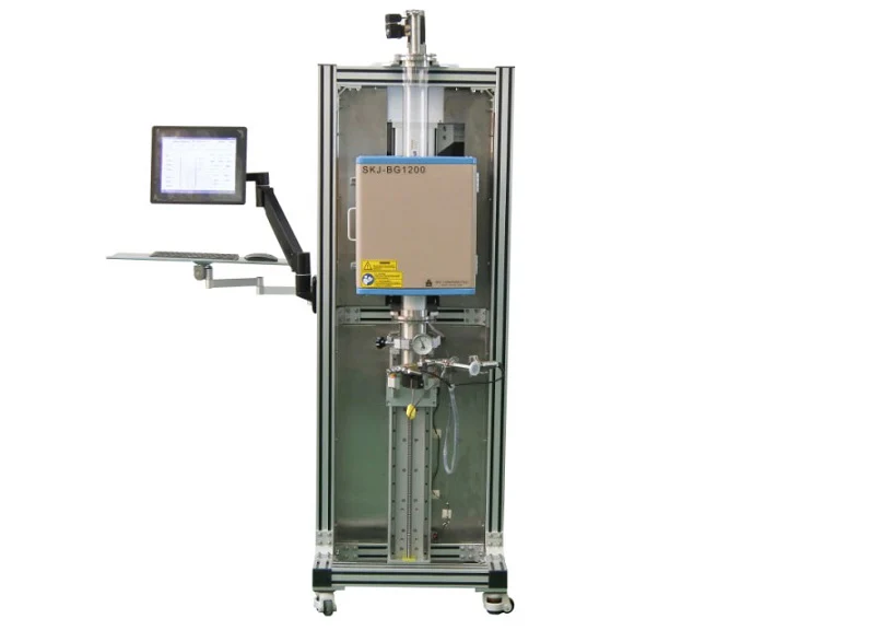 1200°C Max. Small Bridgman Crystal Growth Furnace with 2 heating Zone and  80 mm Quartz Tube - SKJ1200BG - Image 2