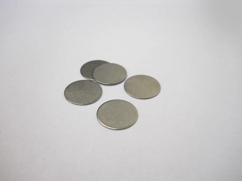 Stainless Steel Spacer for CR20XX Cell (15.5 mm Dia. x 2.0 mm) - 100 pcs/pck-CR20SPA20