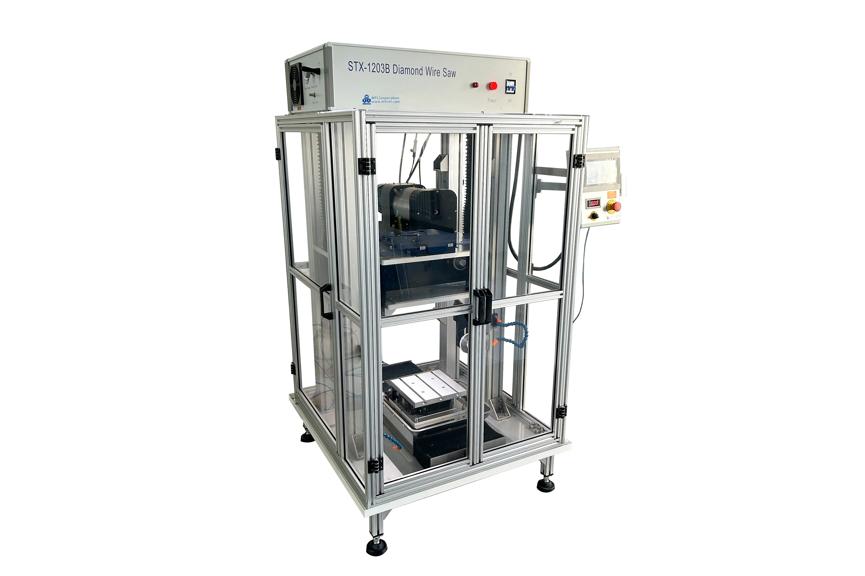 Automated Precision Wire Saw with shielding protection, Touch-Screen control - 12" Dia Cutting Capability - STX-1203B - Image 3