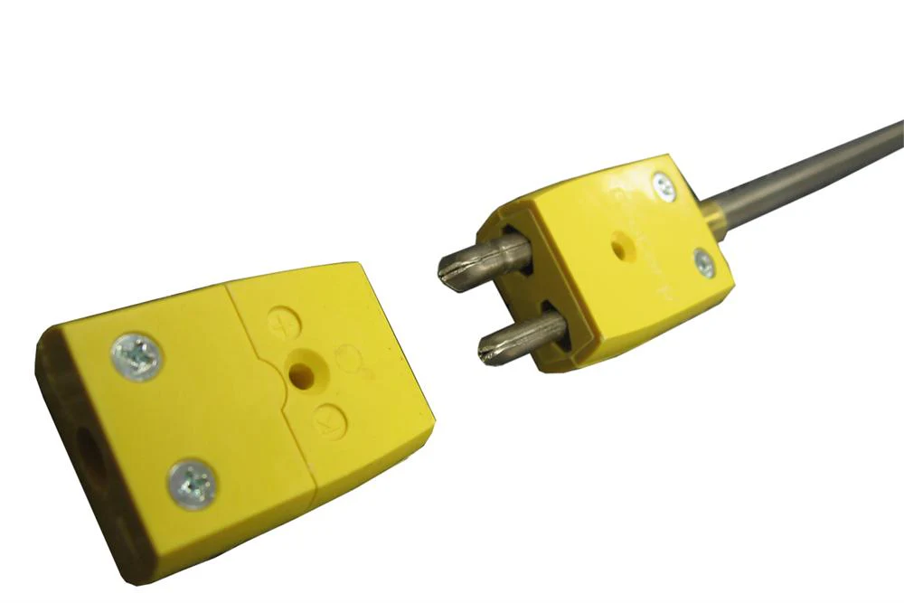 Thermocouple: K type 3mm OD x 4" L with Alloy sheath and Standard Plug for Calibration - TCK4S3B - Image 2