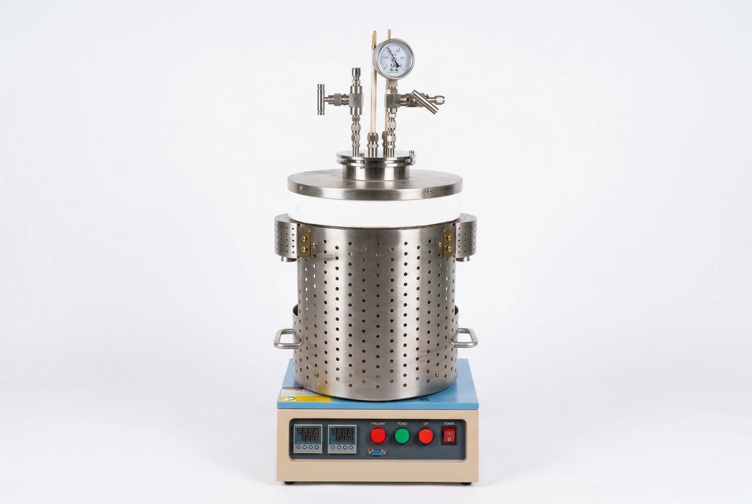 Three-electrode Molten Salt Reactor with a 4" Quartz Vessel - VBF-1200S-MS