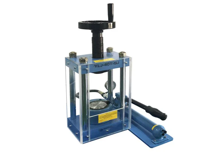 40T Manual Hydraulic Laboratory Press with Separable Pump - YLJ-40